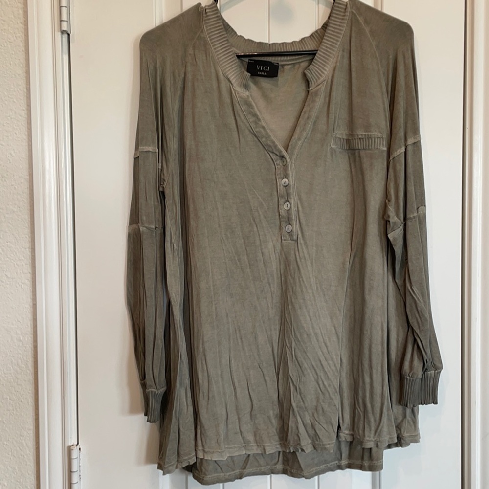 Vici Olive Tunic